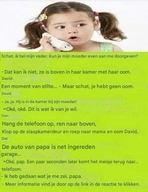 Grap van de dag: Mama en oom David