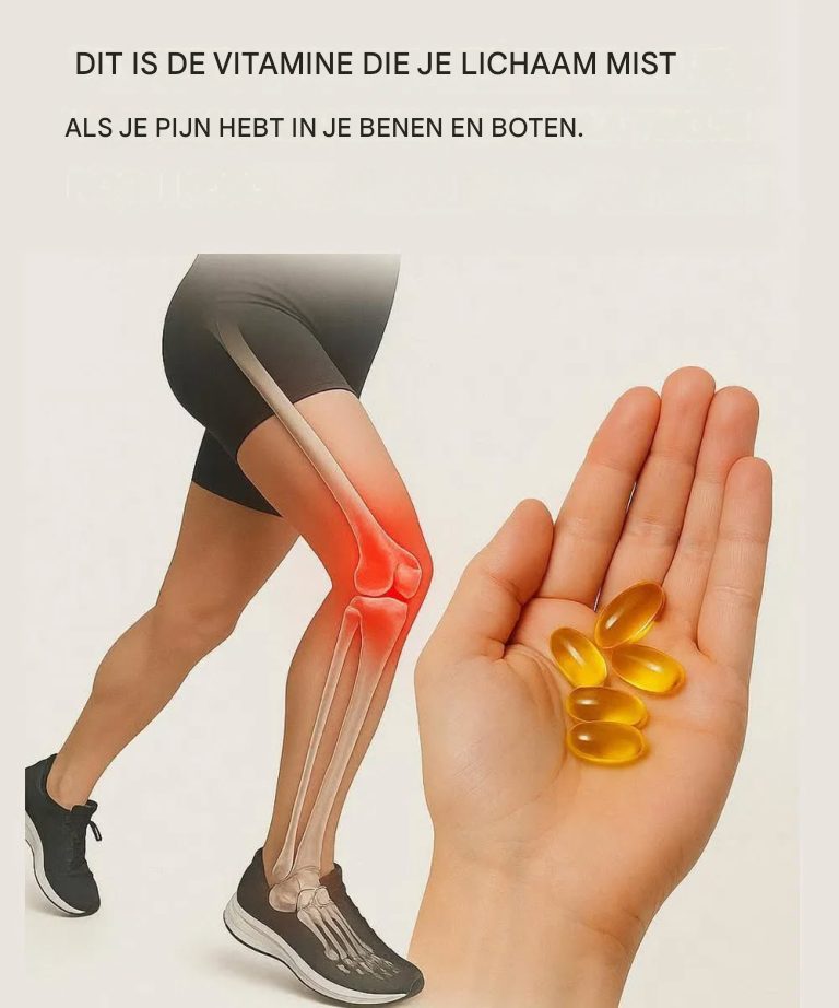 De vitamine die het lichaam tekortkomt wanneer benen en botten pijn doen.
