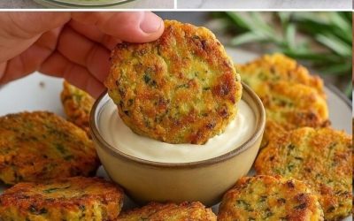 🥒Knapperige courgettepannenkoeken: een makkelijk, gezond en smakelijk recept