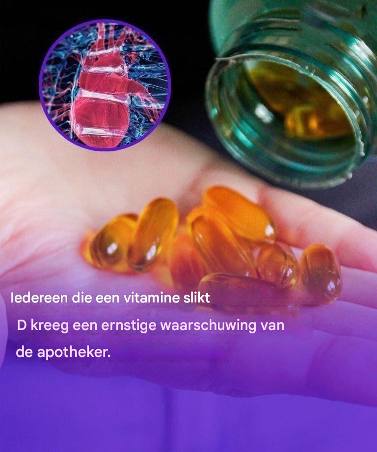 Apotheker waarschuwt iedereen voor vitamine D.
