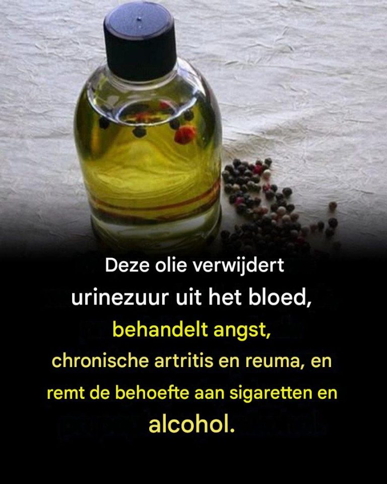 Een olie die urinezuur uit het bloed veroorzaakt, angst, chronische artritis en reuma besproken en de drank naar sigaretten en alcoholremt.