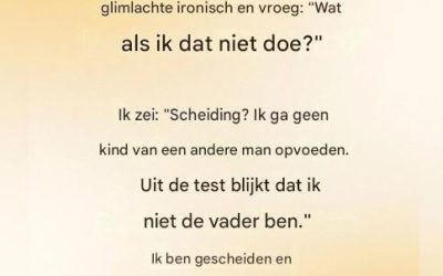 Wanneer wantrouwen een gezin kapotmaakt: een pijnlijk moment van waarheid voor een vader.
