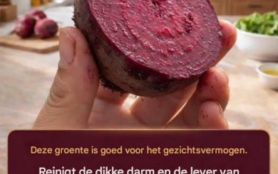 Deze groente herstelt het gezichtsvermogen en reinigt de dikke darm en lever van vet. Lees meer!👀