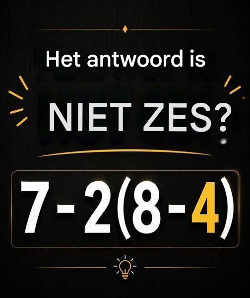 Dit is een van de eenvoudigste problemen op het internet: 7 – 2 (8 – 4) verificatie van de eerste commentaren op de resultaten…