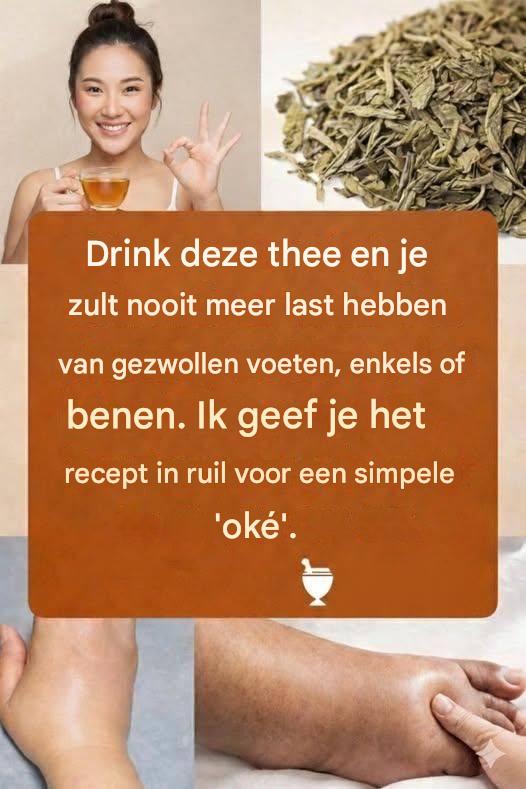 Natuurlijke infusie om gelijktijdig in de benen en enkels te verminderen 👇👇Meer informatie in de reacties