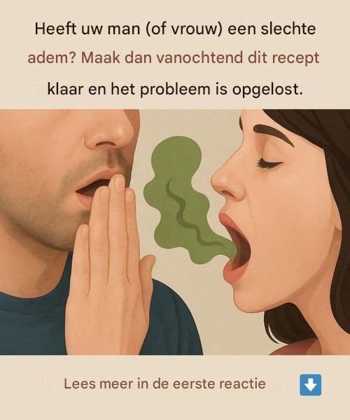 Weg met een slechte adem: als je dit in je mond hebt, zou je deze bacteriën kunnen hebben.