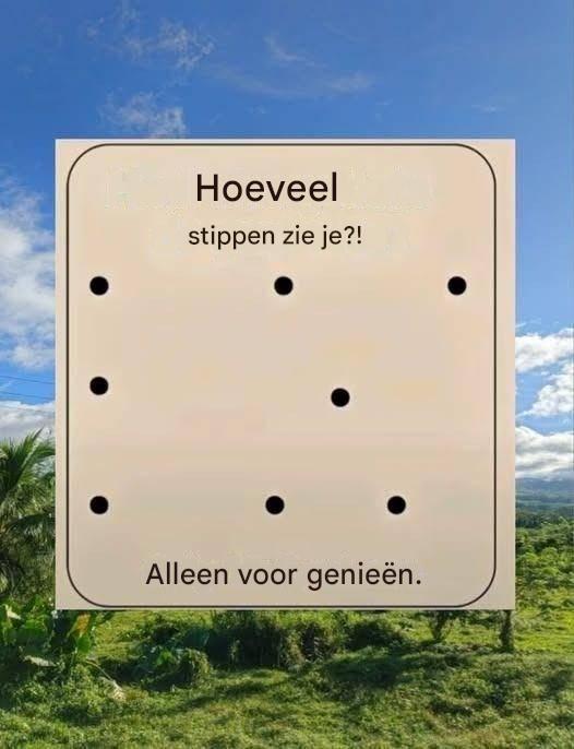 Zoekresultaten voor: Test je gezichtsvermogen – Hoeveel stippen kun je zien!