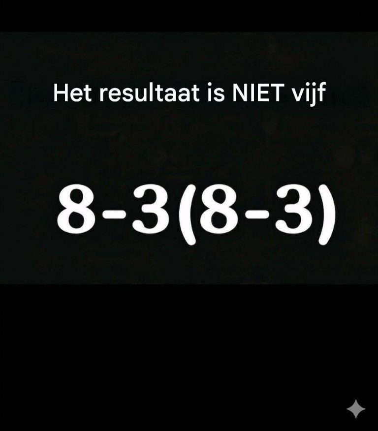 Wat is nu eigenlijk het juiste resultaat?