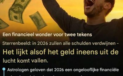 Financiering voor de dag van het Sternzeichen: 2026 volgend jaar is iedereen de klos – de hele boel gaat naar Himmel zu fallen artikel in reactie⬇️