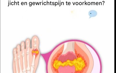 Hoe verwijder je snel urinezuurkristallen uit je lichaam om jicht en gewrichtspijn te voorkomen?