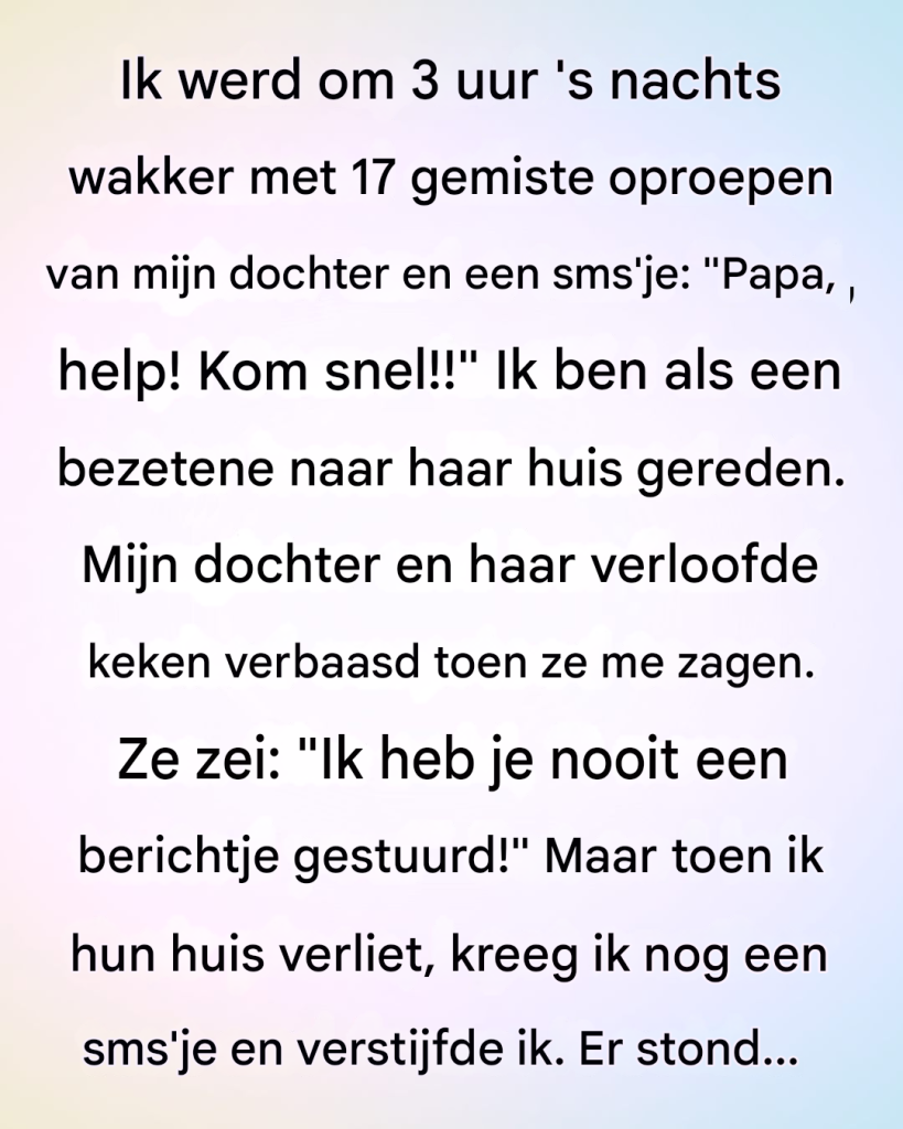 Zeventien gemiste oproep… Van de dochter die ik verloren ben