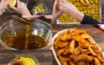 Mijn oma heeft me dit recept voor gebakken aardappelen geleerd. Het is heerlijk en verrukkelijk! 😋👇