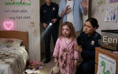 Een meisje belde 112 en riep huilend: “Papa’s slang is zo groot – ik heb er pijn van!” Wat de politie erin aantrof, schokte de hele buurt voorgoed.