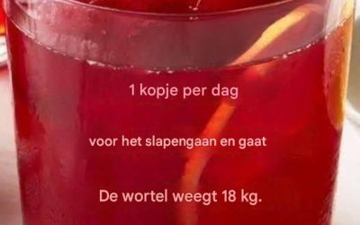 De krachtigste vetverbrandende drank (5,5 kg in 3 dagen)