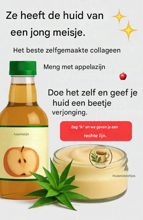 Appelazijn voor de huid: een stralende teint