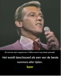 Dit klassieke nummer uit 1955 blijft een van de beste opgenomen nummers aller tijden.