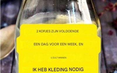 Een natuurlijk drankje voor snel gewichtsverlies