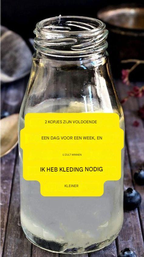 Een natuurlijk drankje voor snel gewichtsverlies
