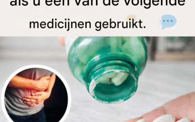 Gebruik magnesium NOOIT als u een van de volgende medicijnen gebruikt.