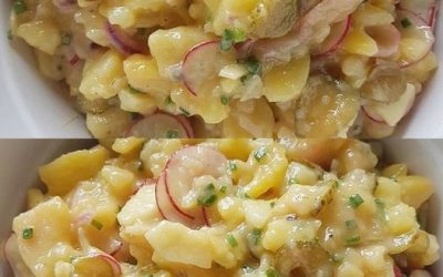 Een snelle, eenvoudige aardappelsalade die goed is voor gewichtsverlies.